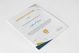 Free for commercial use high quality images Psd Certificate Template On Behance