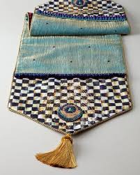 Mackenzie Childs Jeweled Peacock Table Runner Mackenzie Childs Table Runners Mckenzie And Childs