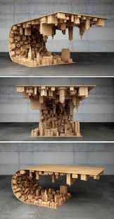 Inception Coffee Table Defies Gravity And Suspends Cityscape In Mid Air Furniture Design Modern Coffee Table Furniture Design Creative Furniture