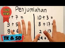 Contoh soal tk b matematika #4. Berhitung Cepat Tanpa Sempoa Hanya Dengan Jari Penjumlahan Untuk Anak Anak Tk Dan Sd Youtube