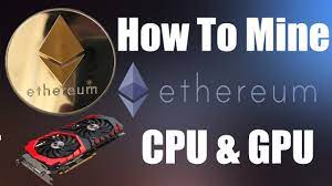 Simply enter your wallet and start mining with your nvidia or amd graphics cards and earn eth. How To Mine Ethereum On A Windows Pc Cpu Gpu How To Mine Ethereum Easily Bitcoin Mining What Is Bitcoin Mining Bitcoin Mining Rigs