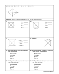 Measure the missing angles and sides of each triangle in 3(a) to (c) on the previous page. Unit 7 Polygons Quadrilaterals Homework 4 Anwser Key What If In Example 2 Find M Bcd When M Adc Is Twice The