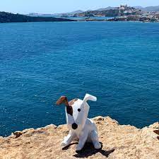 ladydog artypopart ibiza summerneverends jackrussel origami sun sea summer ladydog artypopart ibiza summerneverends jack russell pop art origami