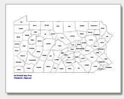 Free Printable Maps County City State Outline Printable Maps Pennsylvania History Geography Lessons