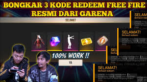 Artikel ini telah tayang di tribunnews.com dengan judul kode redeem ff terbaru kamis 17 juni 2021 di tautan berikut ini. Bongkar 3 Kode Redeem Free Fire Terbaru Hari Ini 2021 Kode Redeem Free Fire Resmi Dari Garena Youtube