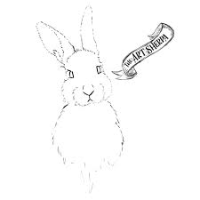 See bunny outline stock video clips. Watercolor Rainbow Bunny Traceable The Art Sherpa Community The Art Sherpa