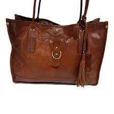 Diba Bags Diba True City Tote Large Leather Chestnut Bag Poshmark