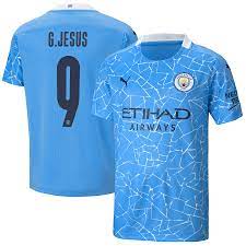 Manchester city have now moved to a new kit supplier for the 2019/20 onwards and many city fans are looking forward to the release of the new kit. Manchester City Cup Home Shirt 2020 21 Kids With G Jesus 9 Printing