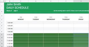 How can the amount be reimbursed? Google Docs Employee Schedule Template Creating A Basic Schedule