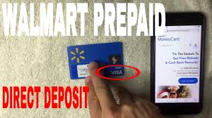 How To Set Up Walmart Prepaid Card Direct Deposit Youtube
