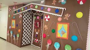 Christmas door decorating contest gingerbread house. Ozark Schools On Twitter Ohs Getting In The Christmas Spirit With A Door Decorating Contest Amazing Creativity From Teachers And Students