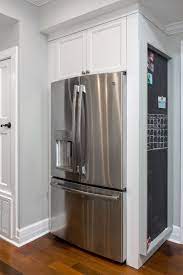In Detail Interiors Full Service Interior Design Built In Fridge Freezer Kitchen Renovation Side Of Fridge