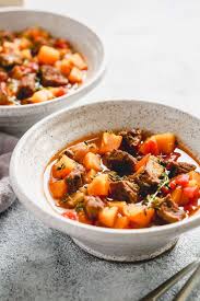 Set instant pot, or multifunction cooker, on saute. Make A Hearty Vegetable Beef Soup In No Time With This Instant Pot Soup Recipe Goodbye To All Day Simmeri Instant Pot Soup Recipes Beef Soup Recipes Beef Soup