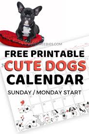 2020 2021 Free Printable Calendar With Dogs For A Happy Year Cute Freebies For You Calendar Printables Planner Calendar Planner Calendar Printables