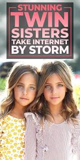 Most Beautiful Twins In The World Beautiful Girl Names Cute Twins Twin Girl Names
