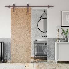 Rail Coulissant Artens Premium Factory Coul Rouille Porte De Largeur 93 Cm Max Rail Coulissant Porte Coulissante Portes