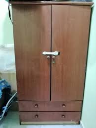 Get definition and meaning of almari in english dictionary. Almari Baju Kayu Wooden Wardrobe Reduced Price Home Furniture Furniture On Carousell