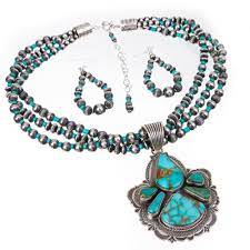 Squash Blossom Necklace Angel Wings Turquoise Albert Jake Native American Squash Blossom Necklace Jewellery And Watches Turquoise