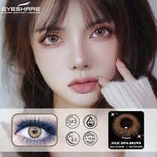 Линзы цветные без диоптрий коричневые Joli Diva Brown + контейнер для  хранения