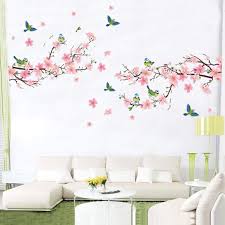 Cherry blosom bernuansa merah muda. Merah Muda Bunga Sakura Pohon Sakura Stiker Dinding Dapat Dilepas Untuk Ruang Tamu Kamar Tidur Diy Vinil Seni Mural Dinding Decal Dekorasi Rumah Wall Stickers Aliexpress