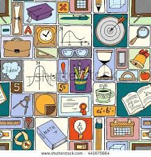 Mathematics Science Theme Seamless Hand Drawn Pattern About School And Learning Teacher S Day Backgr Seamless Patterns Vector Background Pattern Illustration
