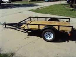 5x10 Utility Trailer Build Part 1 Of 4 Youtube Utility Trailer Trailer Build Trailer