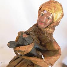 Mexican folk art, pottery and collectibles since 2004. Vintage Mexican Folk Art Paper Mache Figure Sculpture Amazing Details Throughout Old Man Paper Mache Folk Art Made In Mexico Trays Home Living Tripod Ee