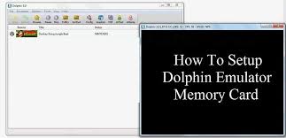 Learn And See How To Setup A Dolphin Emulator Memory Card On Your Mac Computer Or Android Device Software Dolphin Emulator Memory Cards Memories