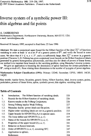 Editura academiei republicii populare române, 1960. Inverse System Of A Symbolic Power Iii Thin Algebras And Fat Points Compositio Mathematica Cambridge Core