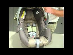 How To Re Thread The Harness On A Graco Infant Car Seat Youtube