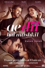 Watch Ae Dil Hai Mushkil Full Movie 2016 Online Free Putlockers Download Movies Bollywood Movies Full Movies