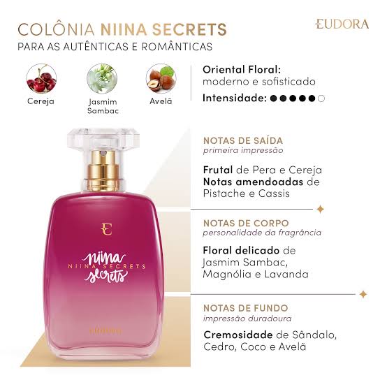 Combo Niina Secrets: Desodorante Colônia + Loção Hidratante Desodorante Corporal | Eudora