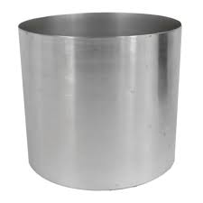 These planters are made from galvanised steel a silver metal planter with a diameter of 35cm that can be used as a decorative bowl or planter. Leaf Metal Planter Plant Pot With Brushed Silver Finish 20 X 18cm Leaf Artificial Plants