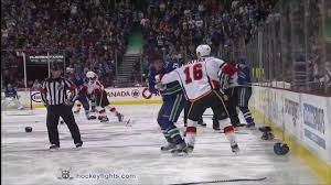 ratings major line brawl breaks out betw. Flames Vs Canucks Line Brawl Jan 18 2014 Youtube