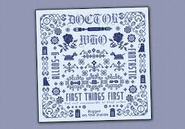 Myphotostitch.com cross stitch your pics. Doctor Who Pillow Sampler Digital Cross Stitch Pattern