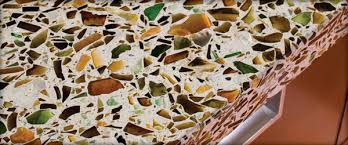 eco friendly kitchen countertops with a