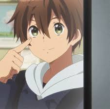 Animated gif about gif in anime by sparkly star. Pin By Rileythecroww On Matching Pfps Anime Anime Kiss Gif Pfp Gif