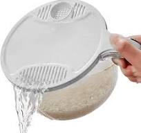 Amazon.com: Fulenyi Rice Washing Filter Strainer Basket ...
