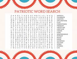 Online printable cross words fill it ins puzzles collection.play with the fill it in word puzzles online.fill it in puzzles printable 11x11, 13x13, 15x15. Free Printable Patriotic Word Search Game Life Should Cost Less