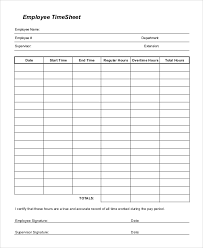This excel timesheet template is sleek, professional, and makes ideal time cards for employees. Free 9 Sample Printable Time Sheet Templates In Pdf Ms Word Excel