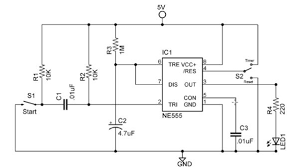 All we need to change the value of resistor r1 and/or capacitor c1. 555 Timer Tutorial