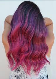Pink Purple Blend Hair Styles Pink Purple Hair Rainbow Hair