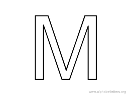 Alphabet Letters Clipart Black And White Billedresultat For Letter M Clipart Black And White Lettering Alphabet Clip Art