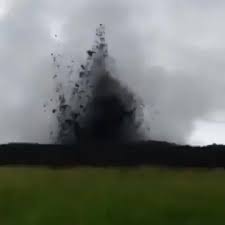 Así quedo la zona de erupción del volcán de lodo en necoclí. Video Impresionantes Imagenes De Volcan En Erupcion En Necocli Antioquia Infobae