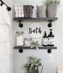 Purple small bathroom design photo. 7 25 Deep Rustic Floating Shelf Bathroom Storage Kitchen Etsy Diy Bathroom Decor Farmhouse Bathroom Decor Bathroom Design Small