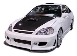 1996 1998 Honda Civic Duraflex B 2 Front Bumper Cover 1 Piece Honda Civic Honda Civic Hatchback 2000 Honda Civic