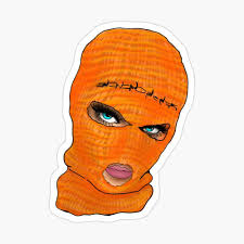 Gangsta ski mask aesthetic cartoon : Bad B Ch 4 0 Sticker By Sparrowwren In 2021 Pop Art Drawing Easy Graffiti Drawings Girls Cartoon Art