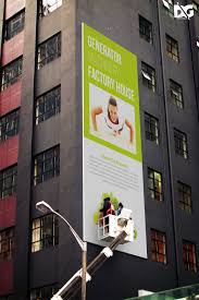 Free Residential Building Rollup Banner Psd Mockups Logo Mockups Psd Rollup Banner Logo Design Mockup