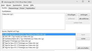 With mkvtoolnix you can create, split, edit, mux, demux, merge, extract or inspect matroska files. Mkvtoolnix Mkv Dateien Modifizieren Download