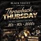 Throwback Thursdays
